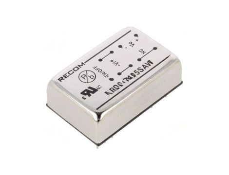 Przetwornica DC/DC, 8W, Uwej: 9...36VDC, Uwyj: 5VDC, 1,6A, THT, RP08-2405SAW