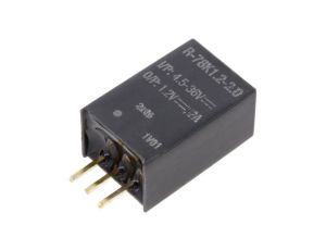 Przetwornica DC/DC, Uwej: 4,5...36VDC, Uwyj: 1,2VDC, 2A, THT, R-78K1.2-2.0