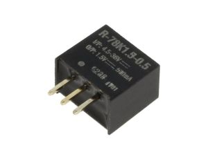 Przetwornica DC/DC, Uwej: 4,5...36VDC, Uwyj: 1,5VDC, 0,5A, THT, R-78K1.5-0.5