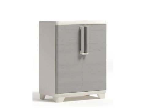 KETER SZAFA NISKA LINEAR WOOD KREMOWY/ BEŻOWY