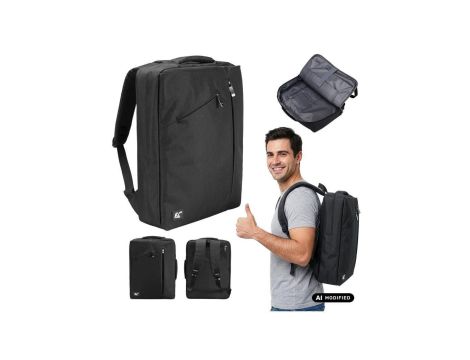 Plecak / torba na laptopa NanoRS, 15,6, czarny, 43*30*10 , wodoodporny RS203 B