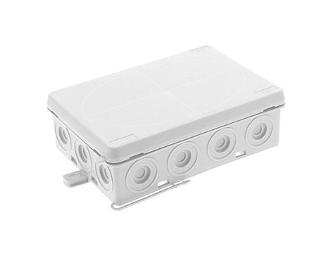 Puszka hermetyczna n/t E14 125X85X43mm pusta IP55 bezhalogenowa biały 0299-10