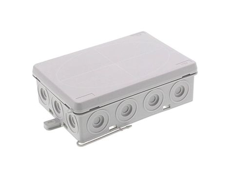 Puszka hermetyczna n/t E14 125X85X43mm pusta IP55 bezhalogenowa szara 0299-00