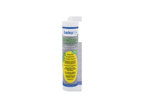 Klej uszczelniacz hybrydowy polimer Gekon szary Beko 310ml 453103PL