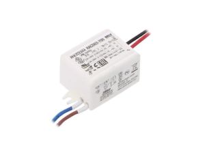 Zasilacz impulsowy, LED, 3...4,5VDC, 0,7A, IP66, przewody, RACD03-700