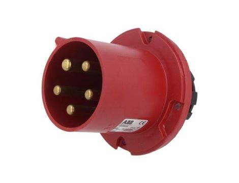 Złącze zasilające AC 3-fazowe, męskie, gniazdo, proste, 415 VAC, 63 A 2CMA167234R1000