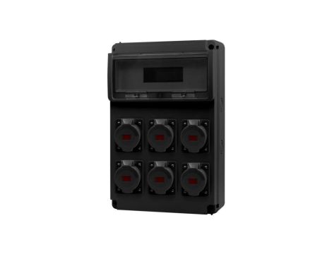 Rozdzielnica LEGATO 16M SCENIC - gniazda proste 2x16A 5p, 4x32A 5p IP44