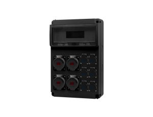 Rozdzielnica LEGATO 16M SCENIC - gniazda proste 16A 5p, 3x32A 5p, 6x230V IP44