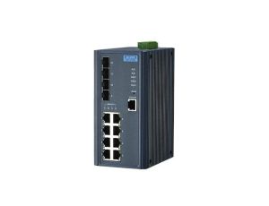 8FE + 4SFP zarządzalny Switch Ethernet z szerokim zakresem temperatury pracy EKI-7712E-4FI-BE