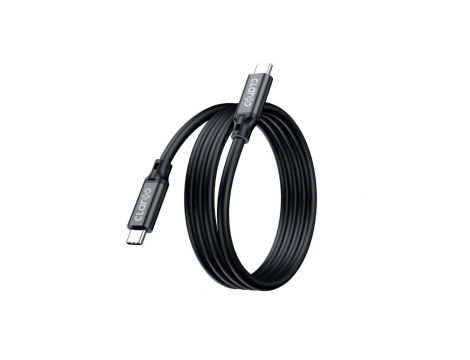 CLAROC Kabel USB typ-C (wtyk / wtyk) dwukierunkowy 4K@60 Hz, 100W/20A, 20 Gb/s czarny /7m/