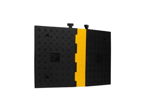 Rampa dla wózków inwalidzkich Najazd kablowy ochronny 2 kanały ciężki próg z otwieraną pokrywą (do 5,5t) /49cm/ NEKU