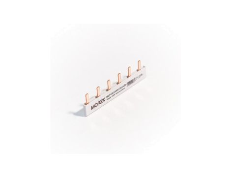 Szyna łączeniowa sztyftowa QuickBar, 1-polowa, przekrój 10mm, typ E, długość 6 modułów MEP10610A00