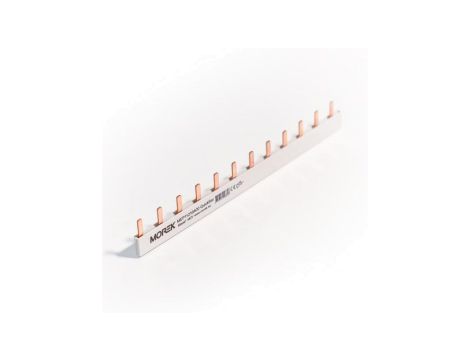 Szyna łączeniowa sztyftowa QuickBar, 1-polowa, przekrój 10mm, typ E, długość 12 modułów MEP11210A00