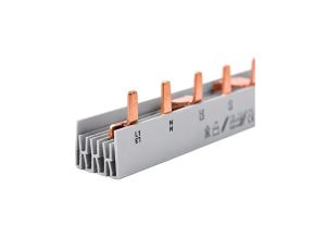 Szyna łączeniowa trzpieniowa MCB typ L 1-biegunowa 10mm2 63A na 57 modułów 1 m MOREK