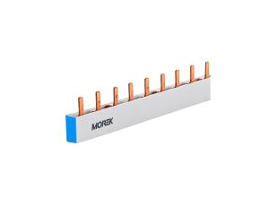 Szyna łączeniowa sztyftowa QuickBar typ E 3-biegunowa 16mm2 63A na 12 modułów 212 mm MOREK