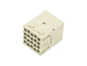 Złącze: HDC wkładka stykowa męskie MIXO PIN: 20 16A 600V CX 20 CM