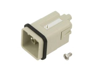 Złącze: HDC wkładka stykowa męskie CQ PIN: 13(12+1) 10A 400V CQM 12