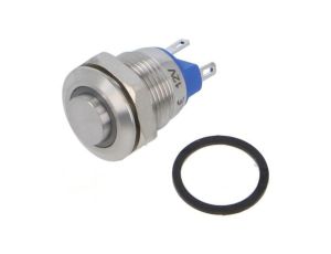 Przełącznik: wandaloodporny Poz: 2 SPST-NO 2A/36VDC IP65 biały GQ12-AH-10E/J/W/12V/S