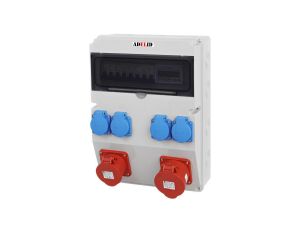 ROZDZIELNICA ROZDZIELNIA BUDOWLANA LICZNIK 2X 32A 5P 4X 230V ELEKTRYCZNA RSP204CL202