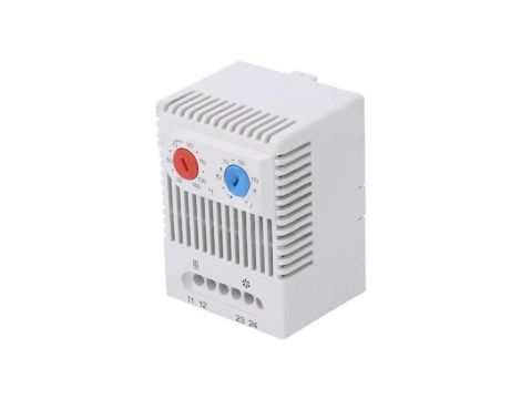 Czujnik termostat NC + NO 10A 250VAC zaciski śrubowe IP20 01172.0-01