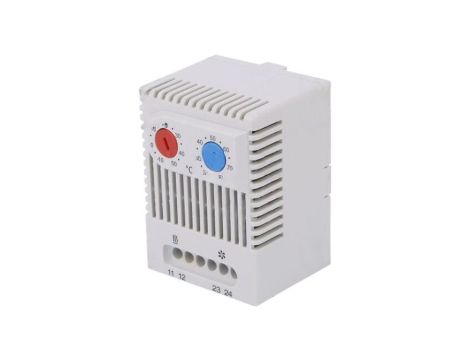 Czujnik termostat NC + NO 10A 250VAC zaciski śrubowe IP20 01175.0-00