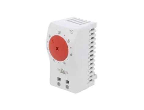 Czujnik termostat NC 3A 250VAC zaciski sprężynowe 60x33x41mm 11100.0-02