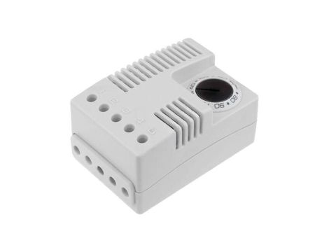 Czujnik higrostat 40...90RH Uzas: 230VAC OUT: SPDT 0...60C IP20 01245.0-00