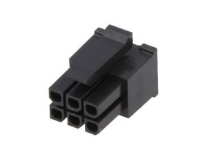 Złącze przewód-płytka, wtyk, żeńskie, PIN: 6, Micro-Fit 3.0, 3mm 43025-0600