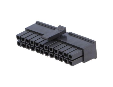Złącze przewód-płytka, wtyk, żeńskie, PIN: 24, Micro-Fit 3.0, 3mm 43025-2400