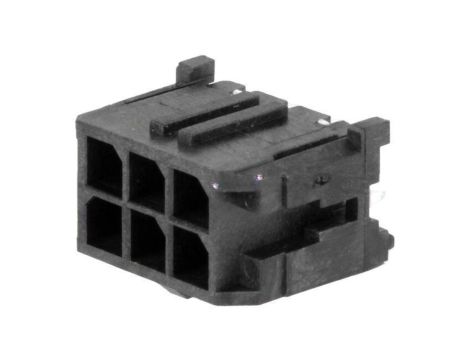 Złącze przewód-płytka, gniazdo, męskie, PIN: 6, Micro-Fit 3.0 43045-0612