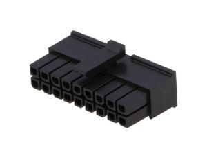 Złącze przewód-płytka, wtyk, żeńskie, PIN: 18, Micro-Fit 3.0, 3mm 43025-1800