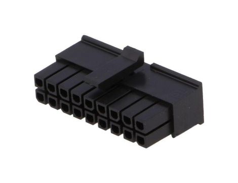 Złącze przewód-płytka, wtyk, żeńskie, PIN: 18, Micro-Fit 3.0, 3mm 43025-1800