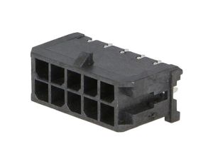 Złącze przewód-płytka, gniazdo, męskie, PIN: 10, Micro-Fit 3.0 43045-1012