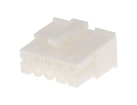Złącze przewód-przewód/płytka, wtyk, żeńskie, PIN: 10, 600V, 4,2mm 39-01-2105
