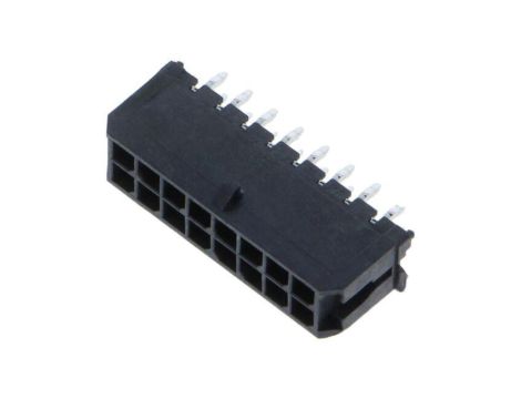 Złącze przewód-płytka, gniazdo, męskie, PIN: 16, Micro-Fit 3.0 43045-1612