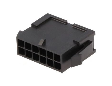 Złącze przewód-przewód, wtyk, męskie, PIN: 12, Micro-Fit 3.0, 3mm 43020-1200