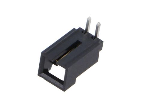 Złącze przewód-płytka, gniazdo, męskie, PIN: 2, SL, kątowe 90, THT 70553-0106
