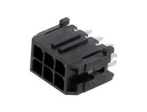 Złącze przewód-płytka, gniazdo, męskie, PIN: 6, Micro-Fit 3.0, 3mm 43045-0624
