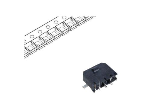 Złącze przewód-płytka, gniazdo, męskie, PIN: 3, Micro-Fit 3.0 43650-0312