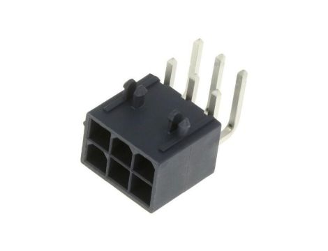 Złącze przewód-płytka, gniazdo, męskie, PIN: 6, Mini-Fit Jr, 9A 172448-0006