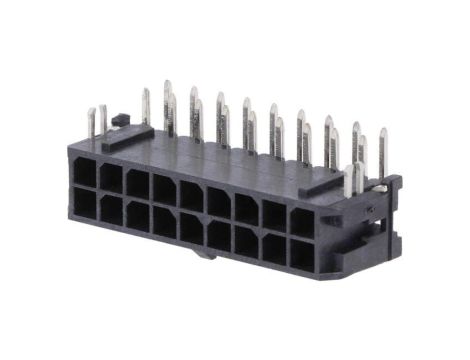 Złącze przewód-płytka, gniazdo, męskie, PIN: 18, Micro-Fit 3.0 43045-1821