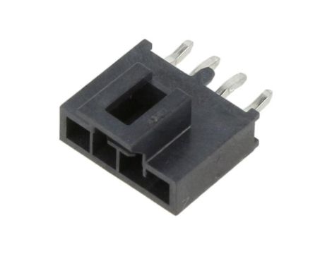 Złącze przewód-płytka, gniazdo, męskie, PIN: 4, Nano-Fit, proste 105309-1104