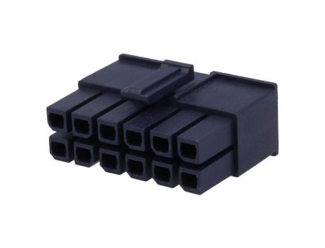 Złącze przewód-przewód/płytka, wtyk, żeńskie, PIN: 12, Mega-Fit 170001-0112