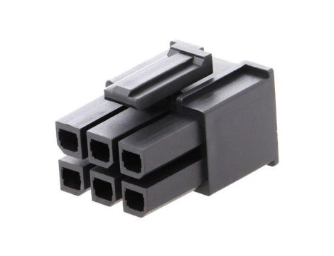 Złącze przewód-przewód/płytka, wtyk, żeńskie, PIN: 6, Mega-Fit 171692-0106