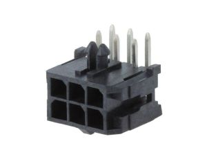 Złącze przewód-płytka, gniazdo, męskie, PIN: 6, Micro-Fit 3.0 43045-0601