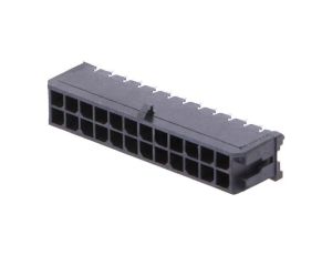 Złącze przewód-płytka, gniazdo, męskie, PIN: 24, Micro-Fit 3.0 43045-2412