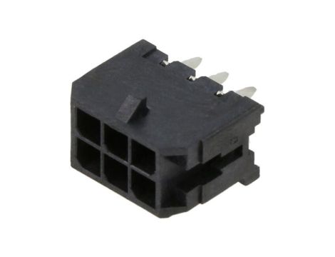 Złącze przewód-płytka, gniazdo, męskie, PIN: 6, Micro-Fit 3.0, 3mm 43045-0614