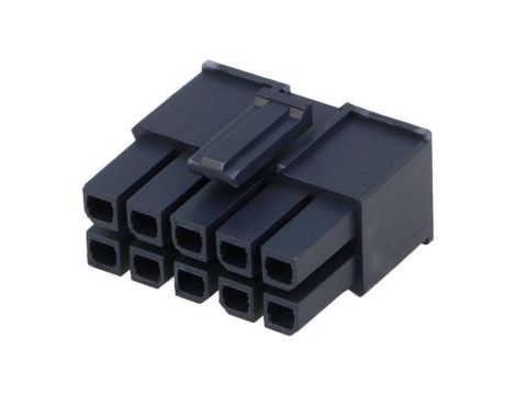 Złącze przewód-przewód/płytka, wtyk, żeńskie, PIN: 10, Mega-Fit 170001-0110