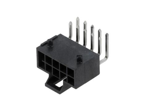 Złącze przewód-płytka, gniazdo, męskie, PIN: 10, Nano-Fit, kątowe 105314-1210