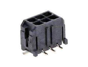 Złącze przewód-płytka, gniazdo, męskie, PIN: 6, Micro-Fit 3.0 43045-0618